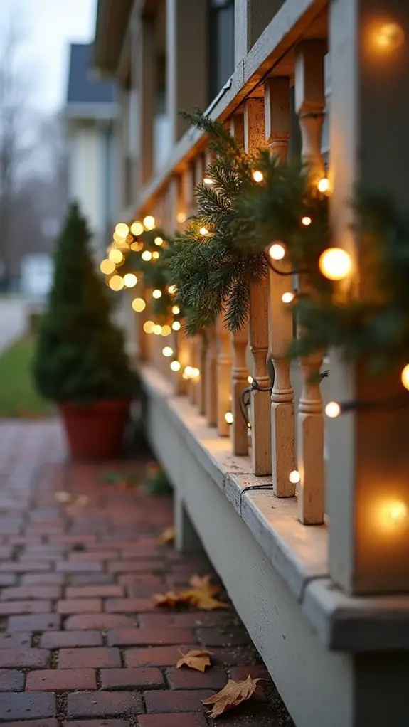 elegant holiday light display