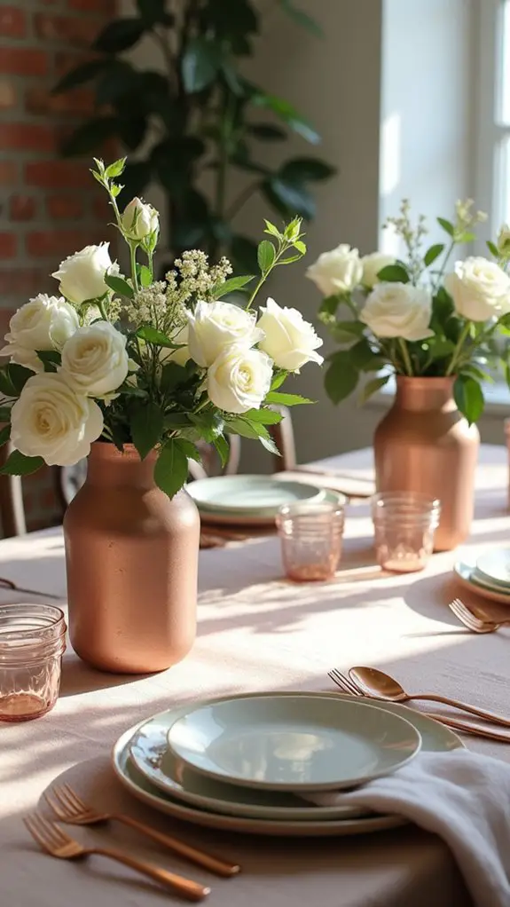 elegant holiday table centerpiece