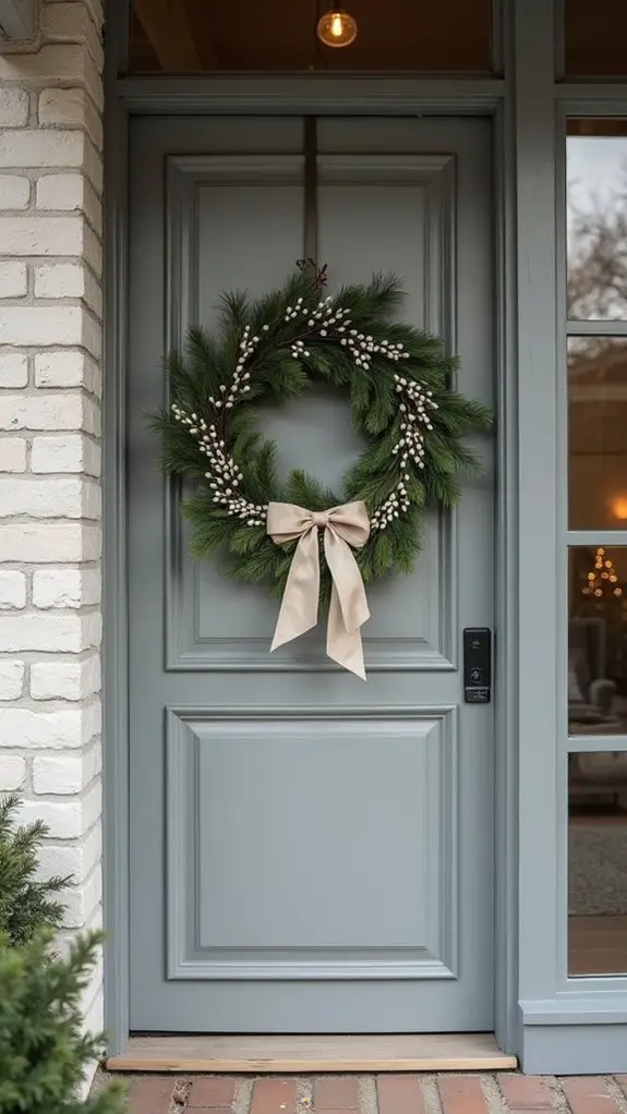 elegant minimalist holiday wreaths
