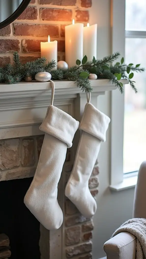 elegant monochromatic holiday decor