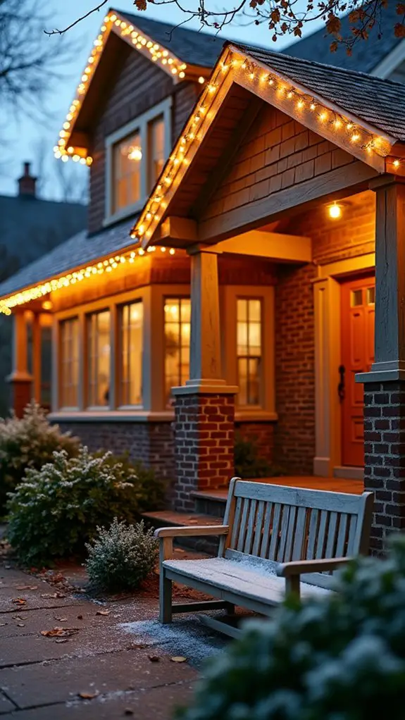 elegant outdoor gold lighting