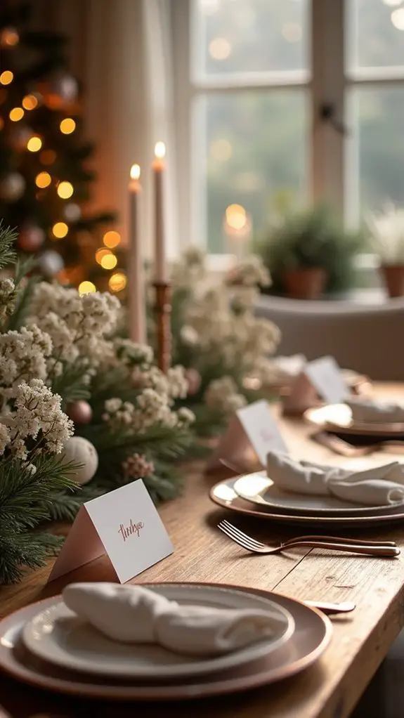 elegant personalized holiday decor
