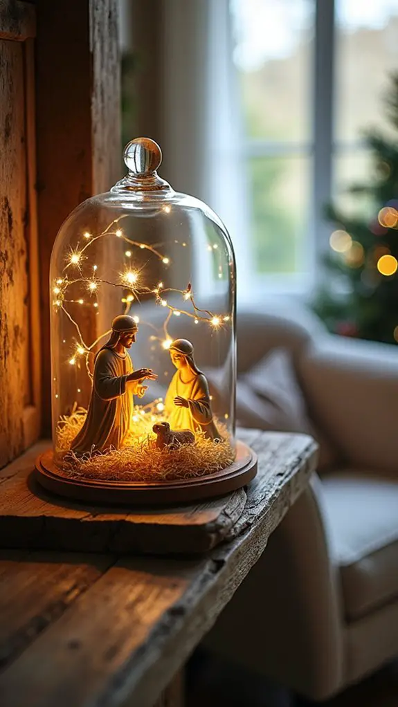 elegant protected holiday display