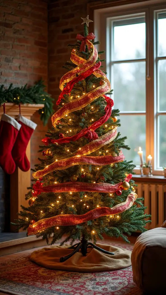 elegant red and gold