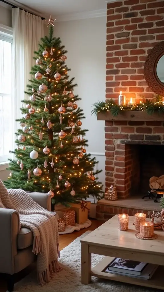 elegant rose gold decor