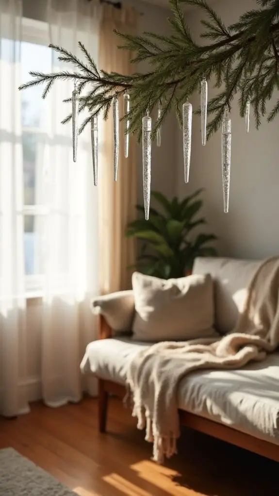 elegant shimmering holiday decor