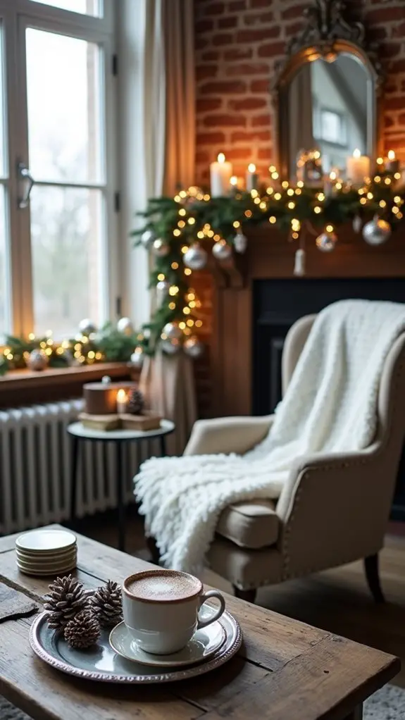 elegant silver holiday decor