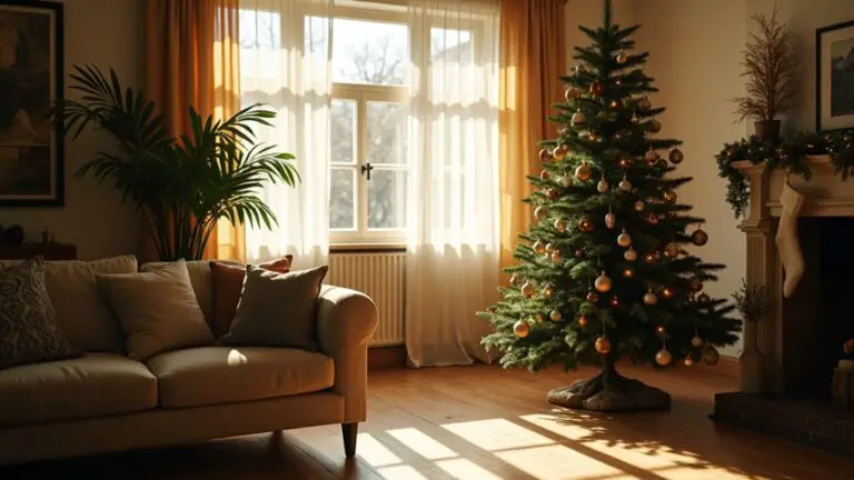 elegant understated christmas trees