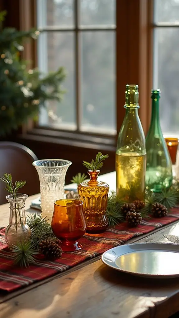 elegant vintage glassware collection