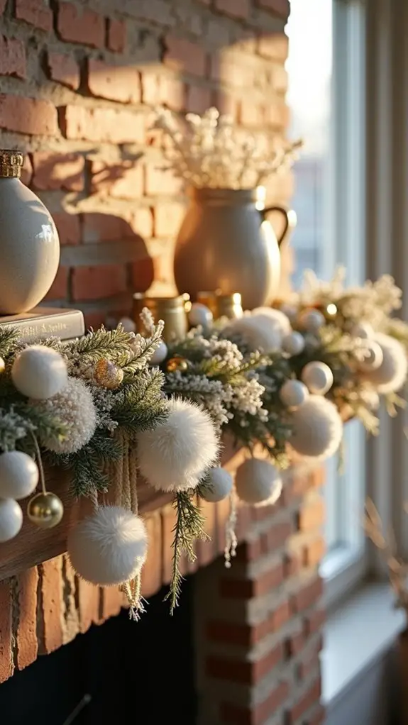 elegant white and gold