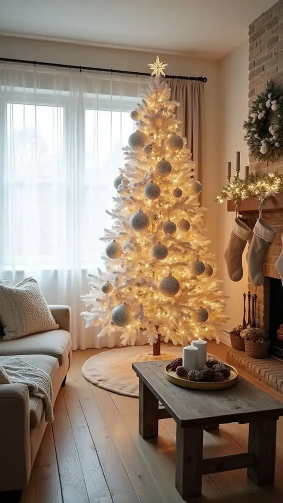 elegant white and gold