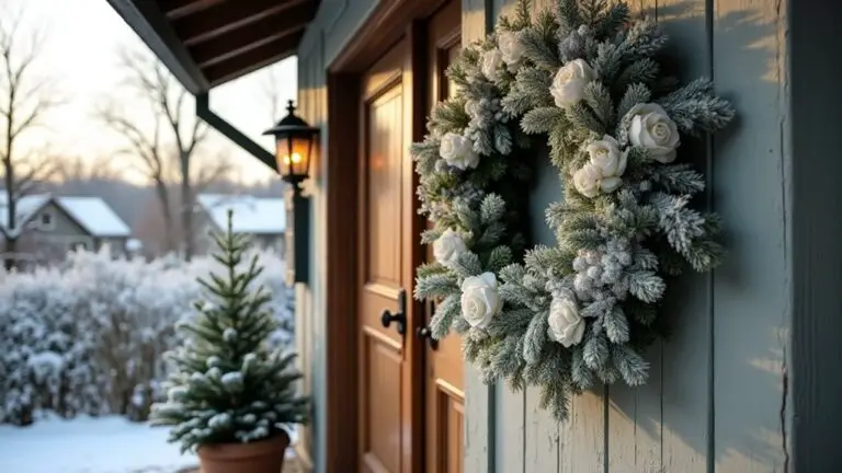elegant white christmas wreaths