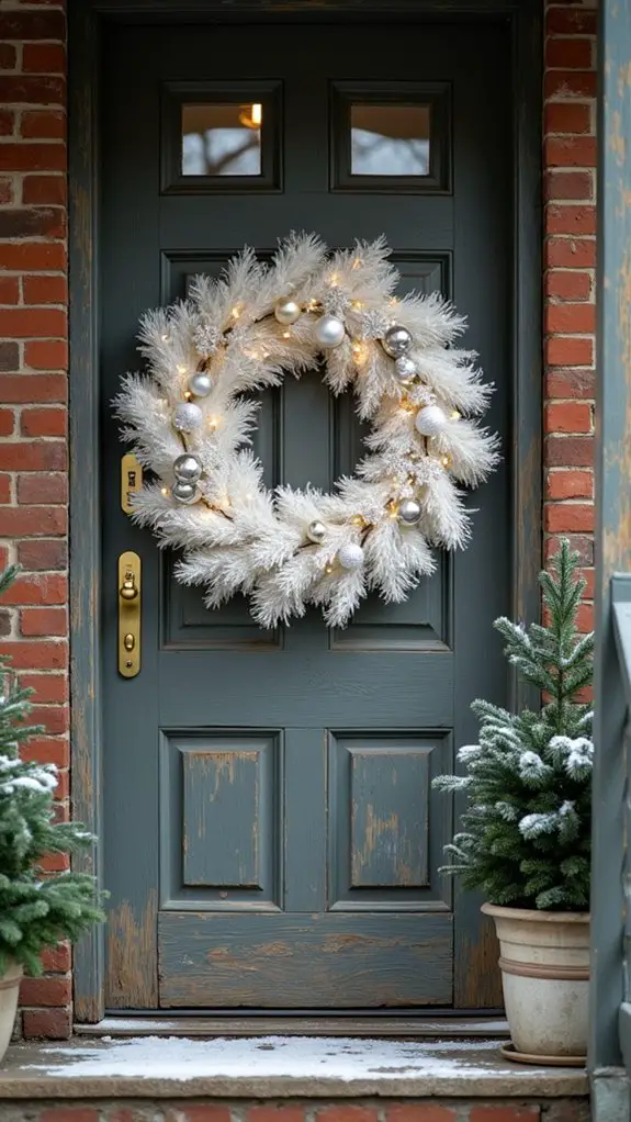 elegant winter wreath d cor