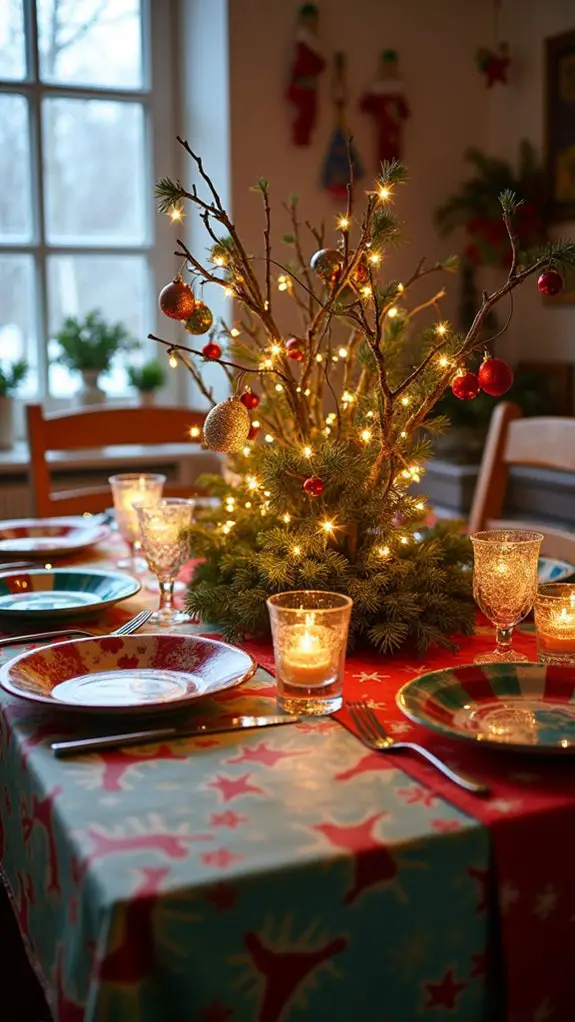 enchanted holiday table decor