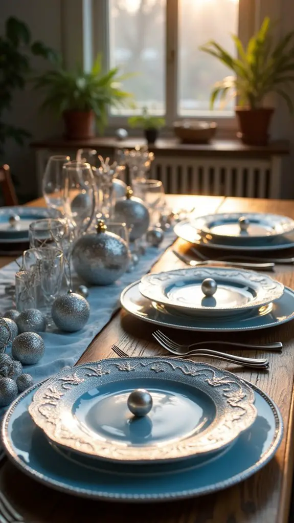 enchanting silver charger elegance