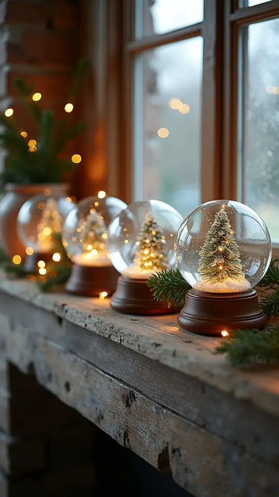 enchanting whimsical snow globes