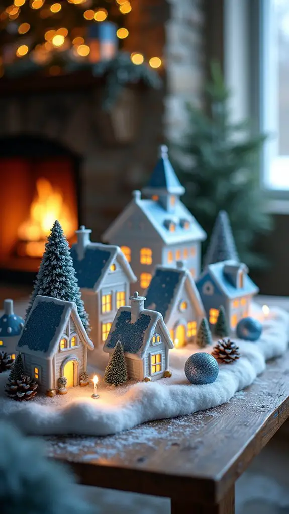 enchanting winter wonderland display