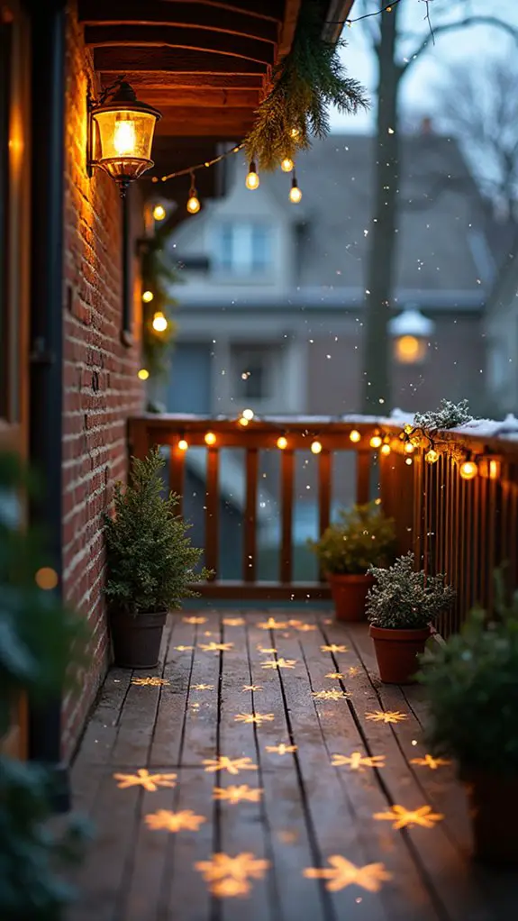 enchanting winter wonderland display