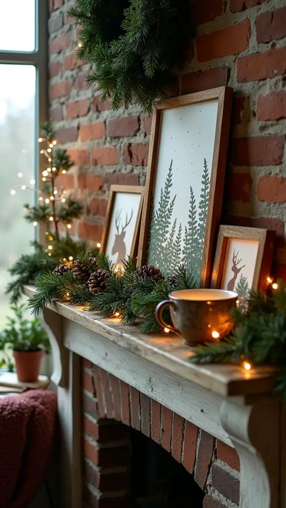 enchanting woodland scene artwork