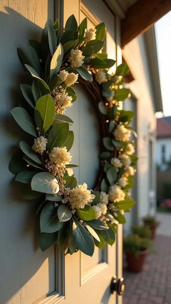 eucalyptus wreath crafting project