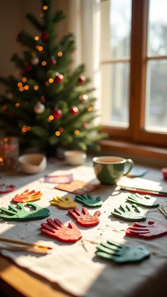 family handprint ornament memories