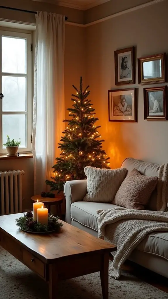 family photos warm space