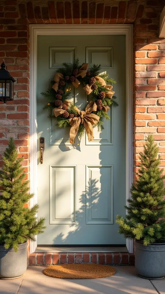 farmhouse burlap wreath tutorial