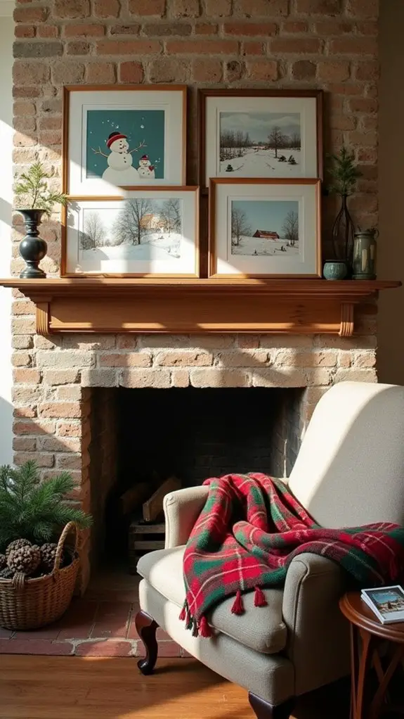 festive artwork enhances decor