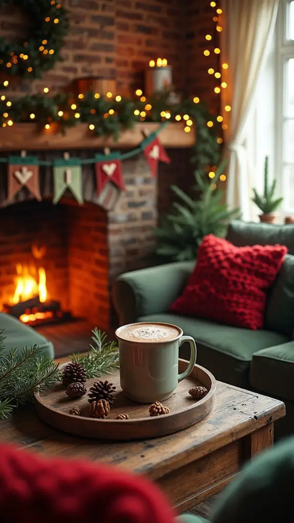 festive banners create warmth