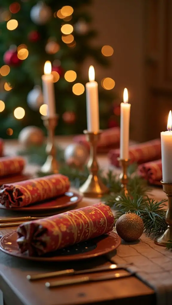 festive christmas dinner surprise