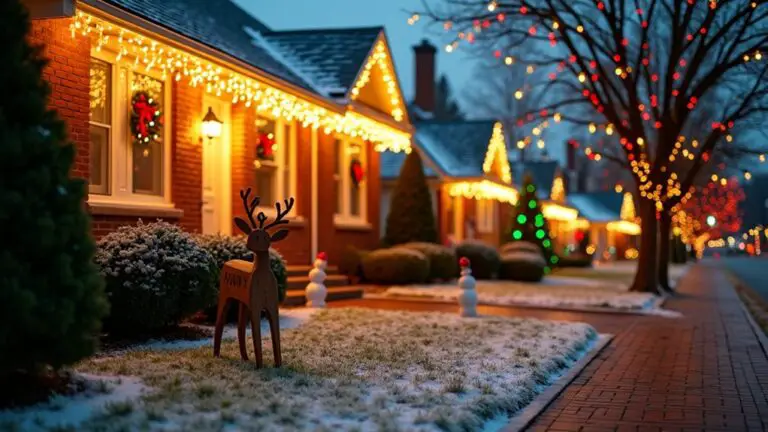 festive christmas yard decorations
