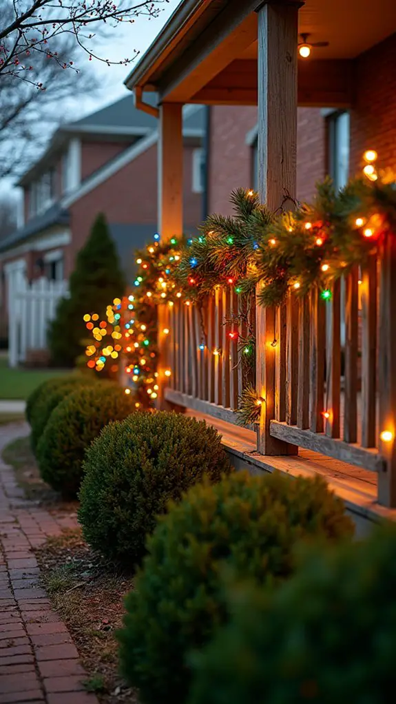 festive colorful led decorations