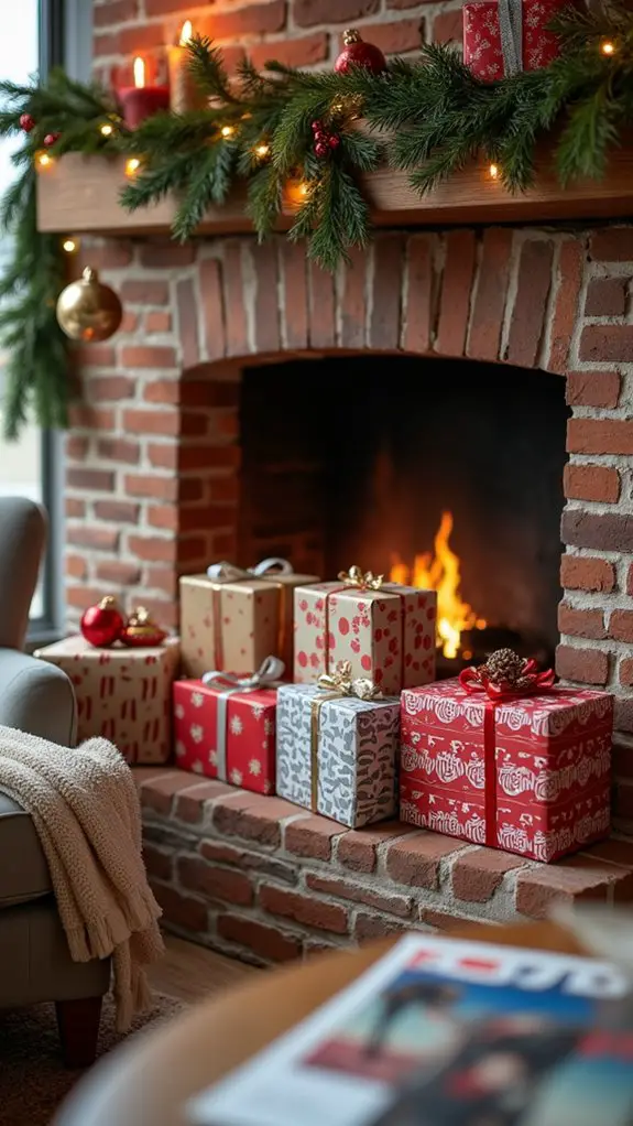 festive gift wrapping charm