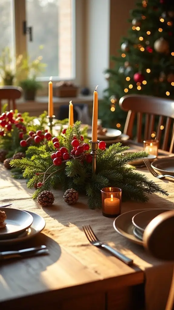 festive holiday centerpiece arrangements