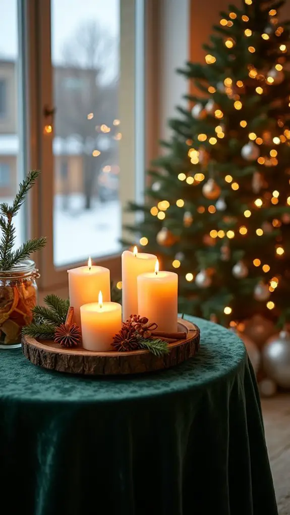 festive holiday scent ambiance