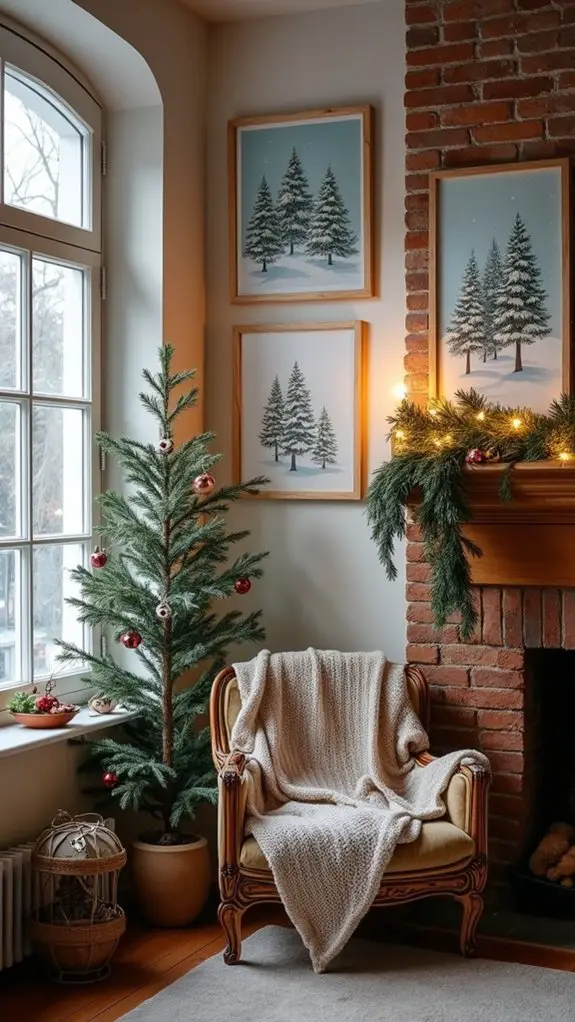festive holiday wall art