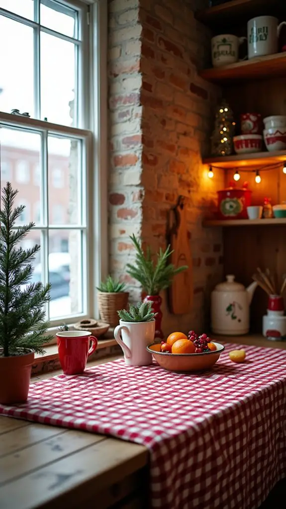 festive kitchen holiday decor