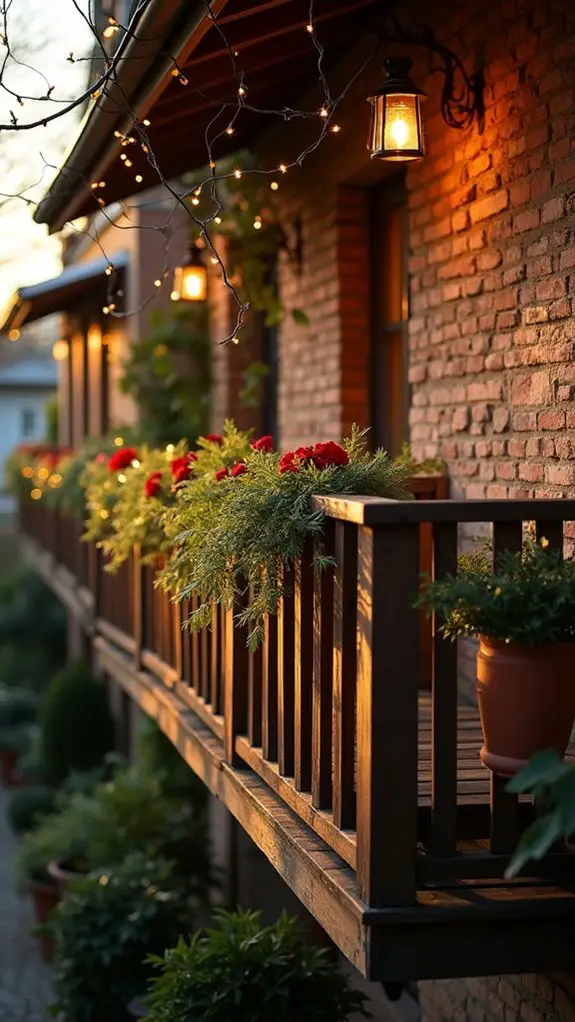 festive lanterns create warmth