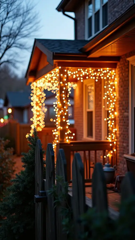 festive led light curtains