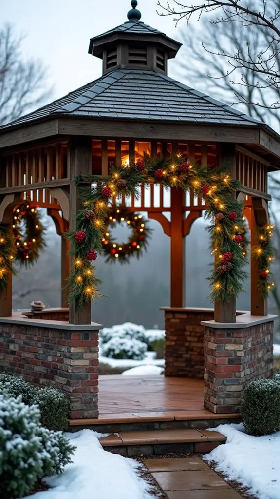 festive led wreath decorations