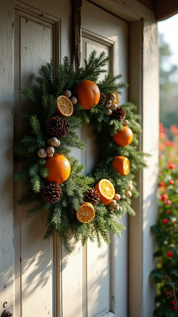 festive natural wreath creations