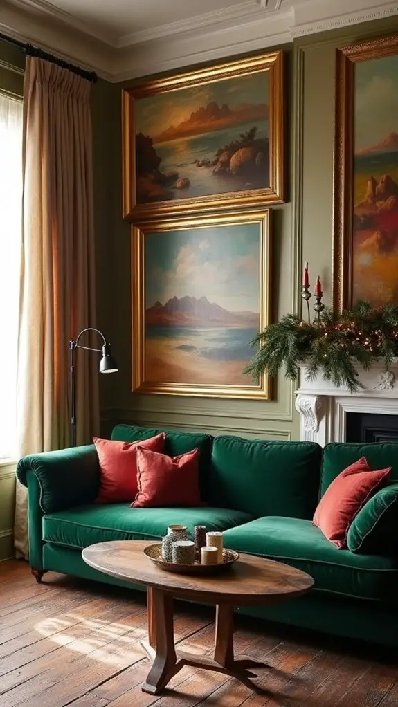 festive oversized wall art