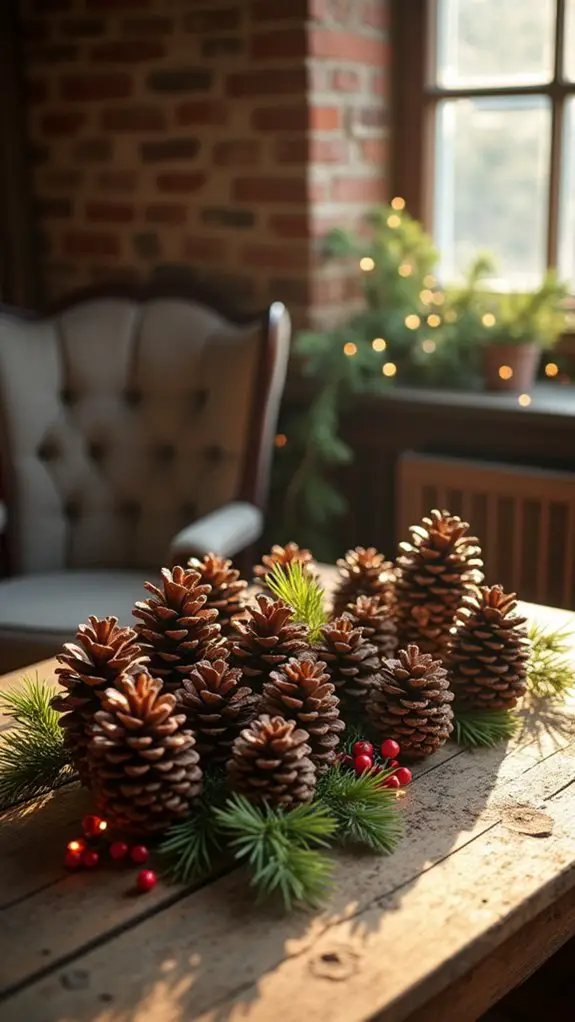 festive pinecone crafting tradition
