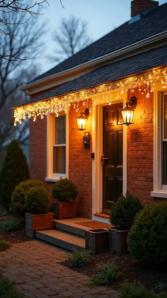 festive roofline lighting transformation