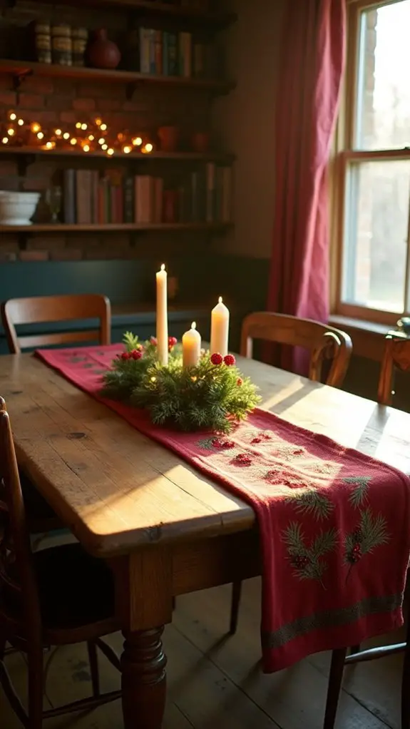 festive table runner styles