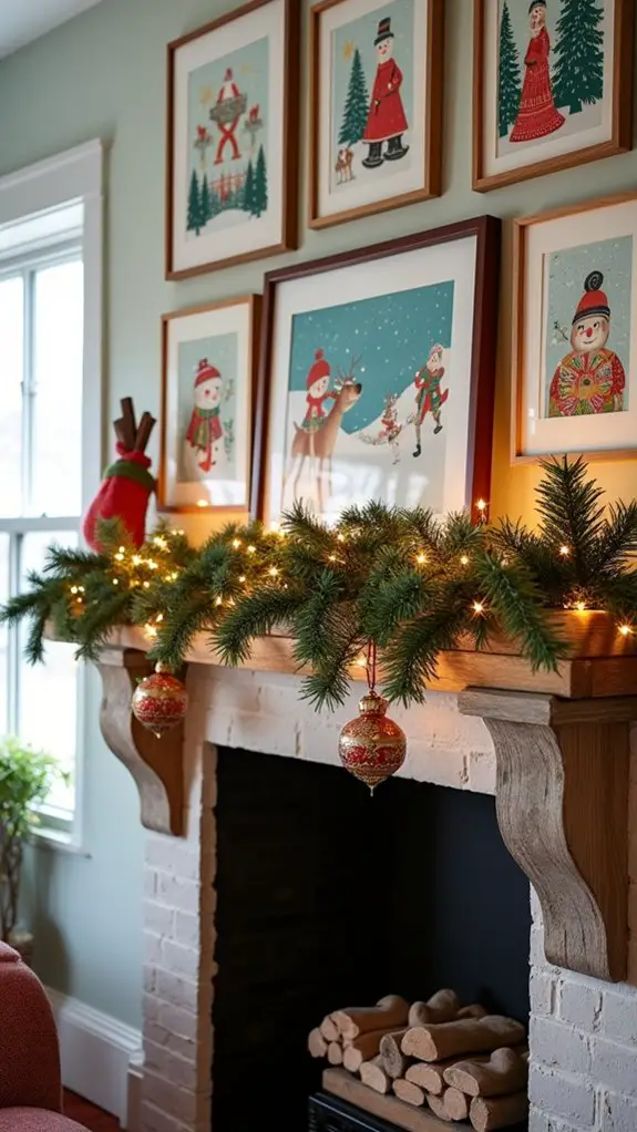 festive wall art prints