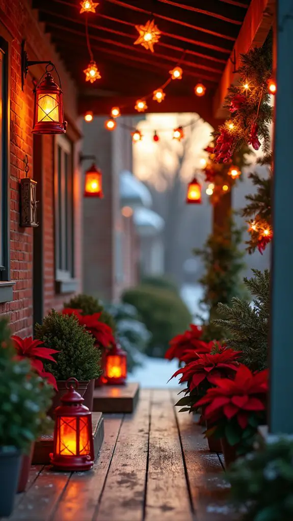 festive warm glow decorations