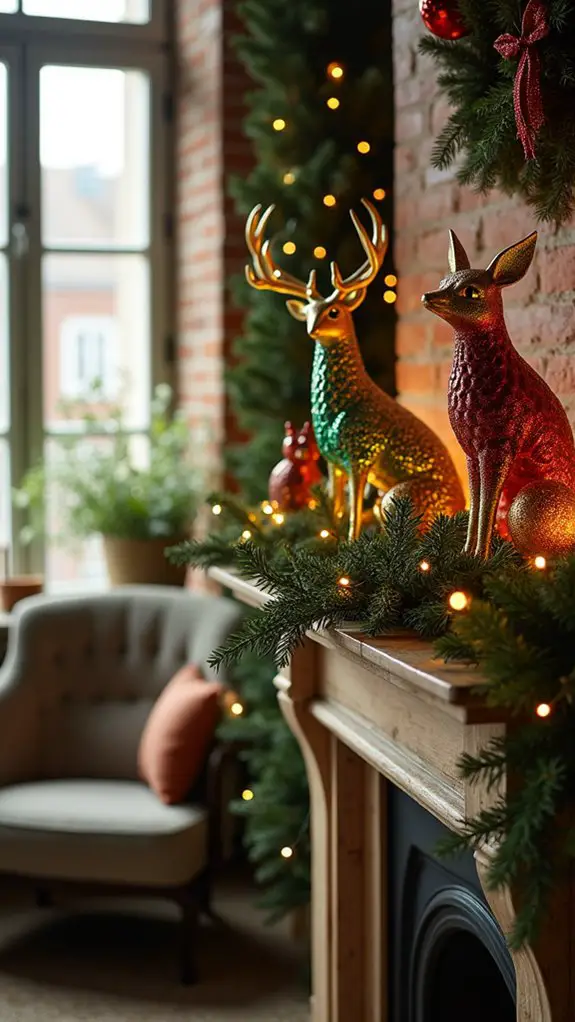 festive whimsical animal decor