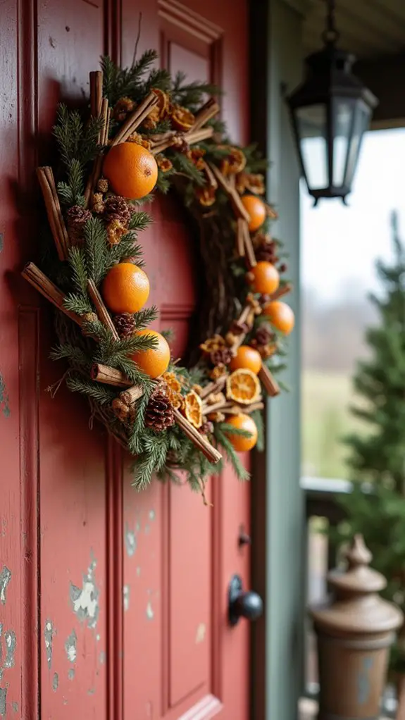 fragrant holiday welcome wreath