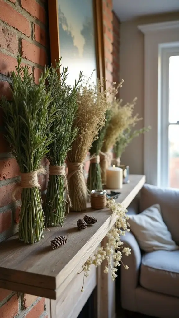 fragrant rustic herb decor